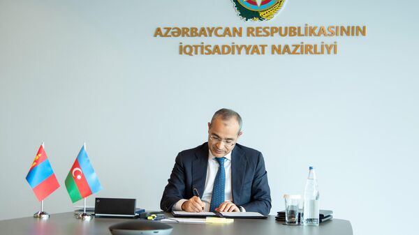 Министр экономики Азербайджана Микаил Джаббаров - Sputnik Азербайджан