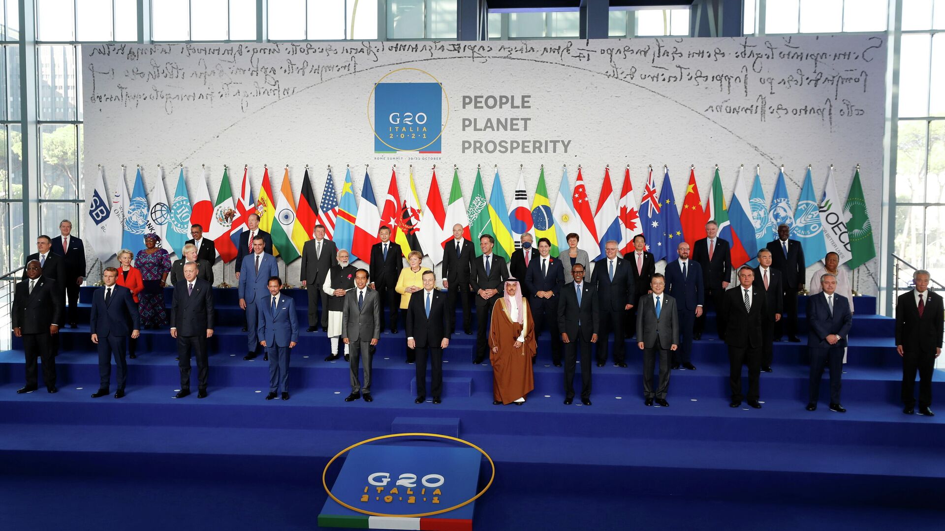 G20 sammitinin plenar iclasında - Sputnik Azərbaycan, 1920, 31.10.2021