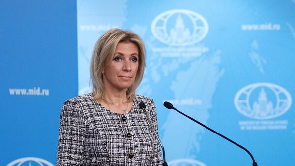 Официальный представитель Министерства иностранных дел России Мария Захарова  - Sputnik Азербайджан