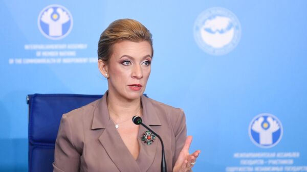 Официальный представитель Министерства иностранных дел России Мария Захарова - Sputnik Azərbaycan