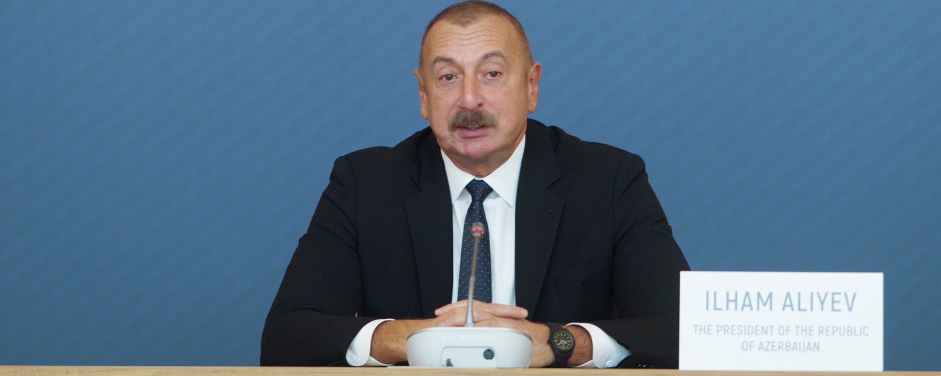Президент Ильхам Алиев во время выступления на открытии VIII Бакинского глобального форума - Sputnik Азербайджан, 1920, 04.11.2021