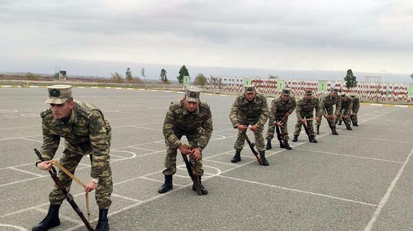 Состязания среди командиров батальонов - Sputnik Азербайджан