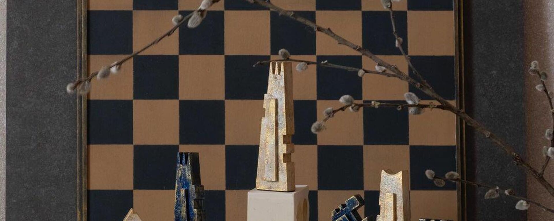 Азербайджанская художница Вюсаля Агаразиева создала уникальные шахматы под названием «Гала» - Sputnik Азербайджан, 1920, 16.11.2021