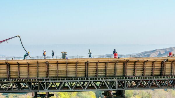 Строительство моста - Sputnik Азербайджан