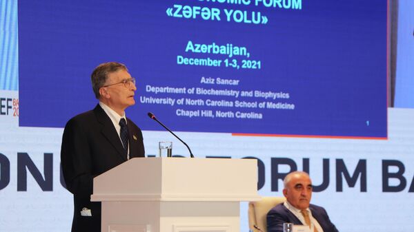Nobel mükafatı laureatı, türk əsilli Aziz Sancar - Sputnik Azərbaycan