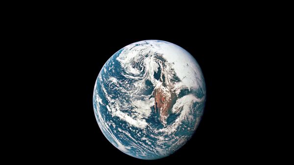 Вид на Землю с космоса, фото из архива - Sputnik Азербайджан