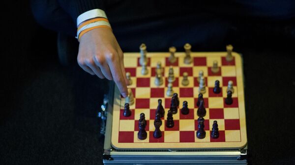 Игра в шахматы, фото из архива - Sputnik Азербайджан
