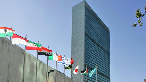 Здание ООН в Нью-Йорке, фото из архива - Sputnik Азербайджан