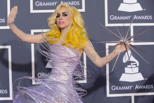 Певица Леди Гага на премии Грэмми в Лос-Анджелесе. - Sputnik Азербайджан