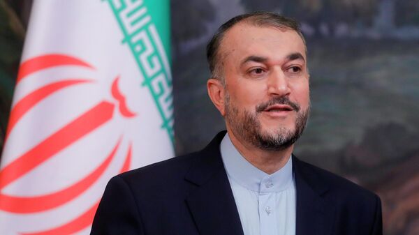 İran İslam Respublikasının xarici işlər naziri Hüseyn Əmir-Abdullahian - Sputnik Азербайджан