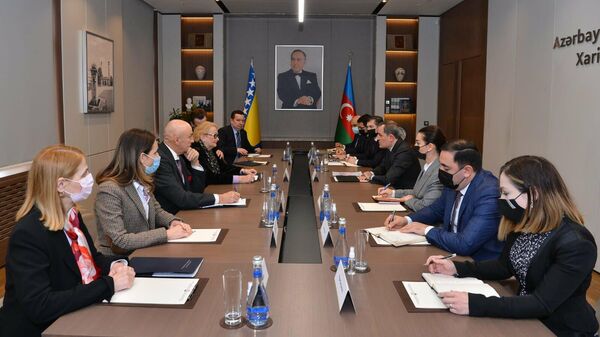 Встреча главы МИД Азербайджана и Боснии и Герцеговины - Sputnik Азербайджан
