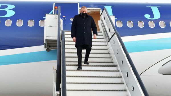 Президент Азербайджана Ильхам Алиев во вторник, 28 декабря, прибыл с визитом в Санкт-Петербург - Sputnik Азербайджан
