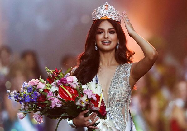 Харнааз Сандху  - победительница конкурса &quot;Мисс Вселенная - 2021&quot;. - Sputnik Азербайджан