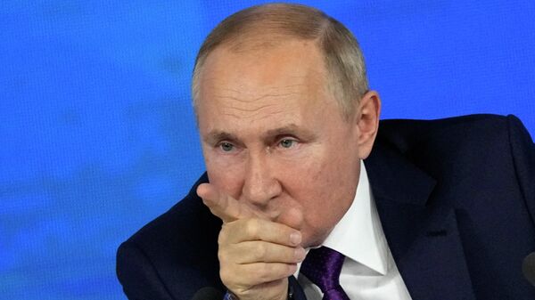 Президент России Владимир Путин  - Sputnik Азербайджан