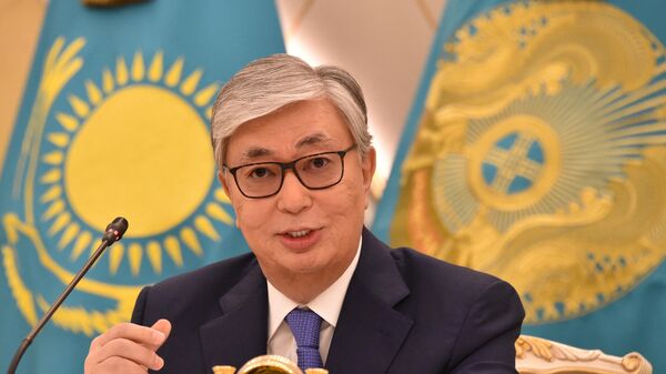 Qazaxıstan Prezidenti Kasım-Jomart Tokayev - Sputnik Azərbaycan