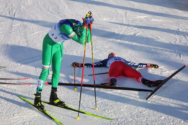 Лыжные гонки на Олимпийских играх 2022 года в Пекине. - Sputnik Азербайджан
