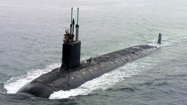 Американская подводная лодка типа Вирджиния - Sputnik Азербайджан
