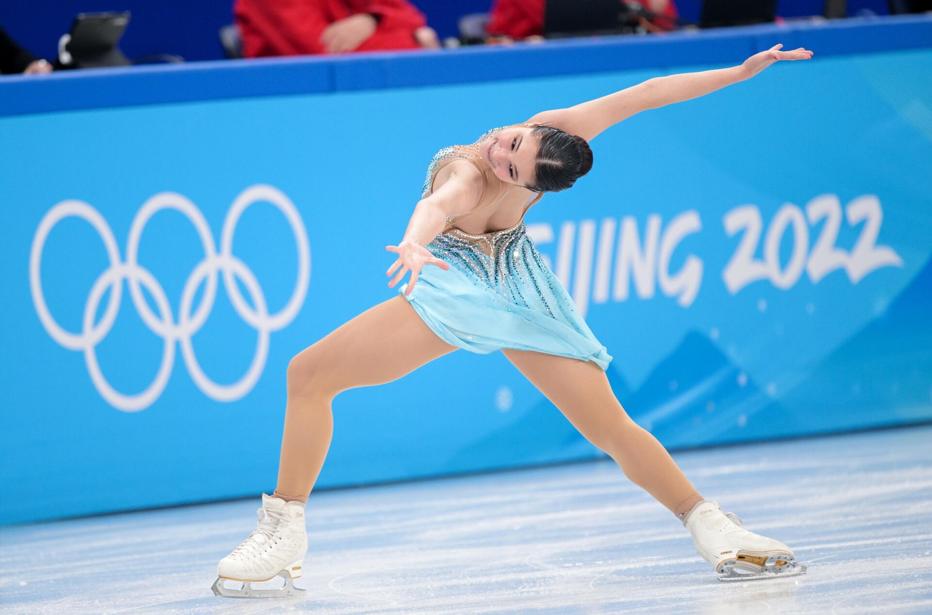 Алиса Лю (США) выступает в произвольной программе женского одиночного катания на соревнованиях по фигурному катанию на XXIV зимних Олимпийских играх в Пекине - Sputnik Азербайджан, 1920, 18.02.2022