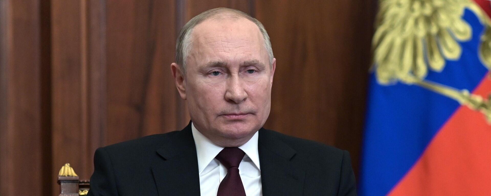 Президент России Владимир Путин  - Sputnik Азербайджан, 1920, 27.02.2022