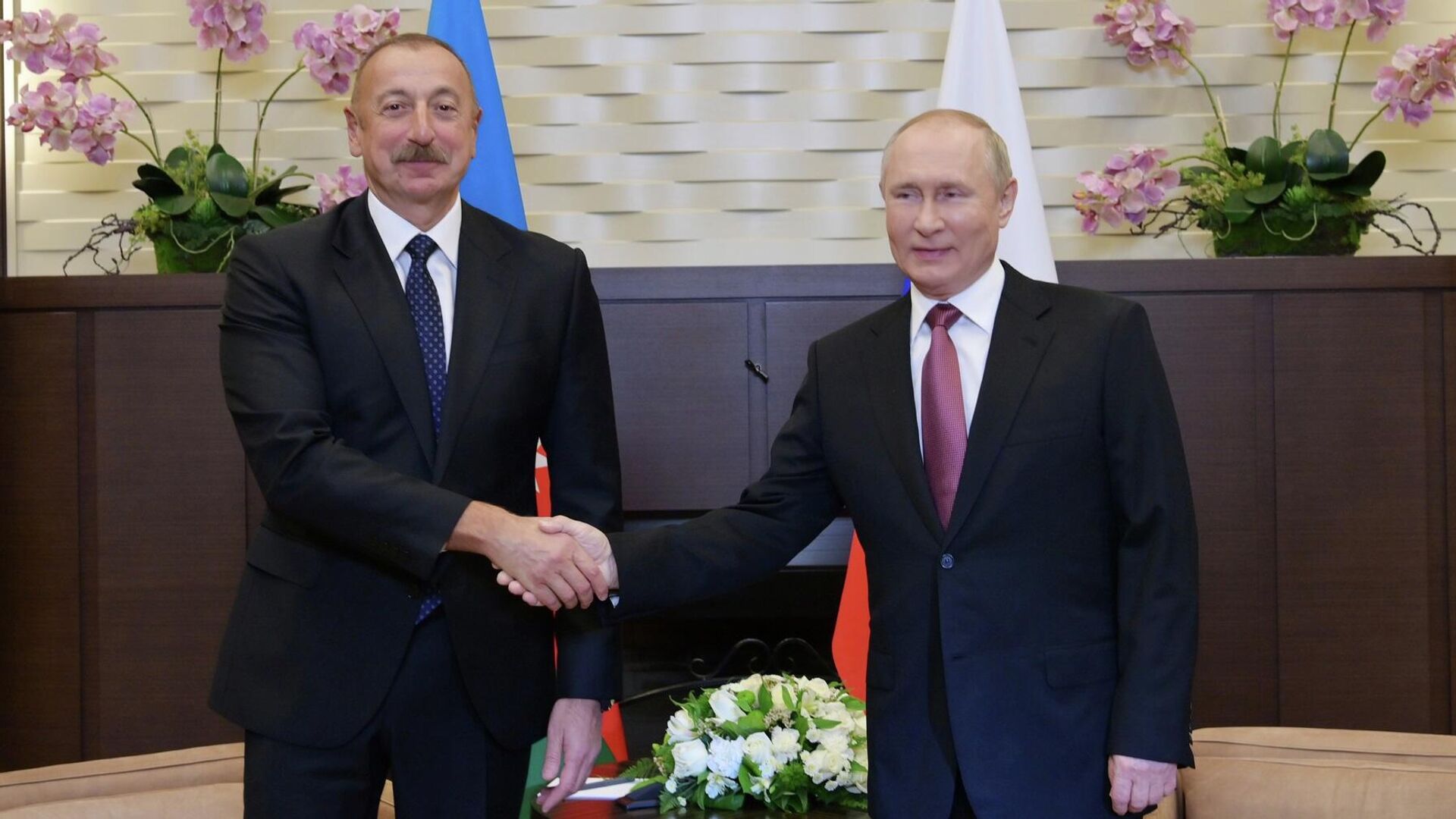 Путин Владимир Владимирович и Ильхам Алиев