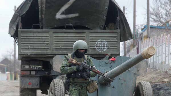 Русские военные в Украине - Sputnik Азербайджан