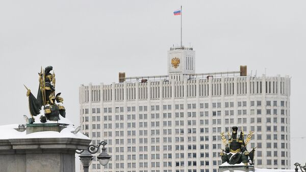 Дом правительства РФ в Москве - Sputnik Азербайджан