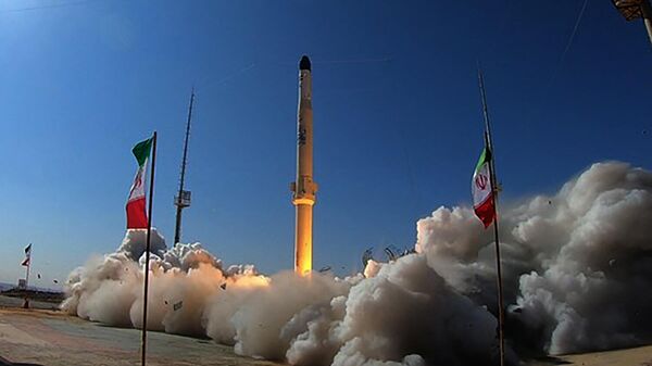 Запуск новейшей иранской ракеты-носителя, фото из архива - Sputnik Азербайджан