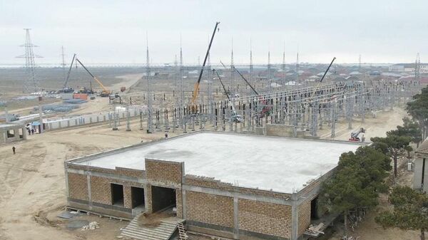 Строительство подстанции в Баку - Sputnik Азербайджан