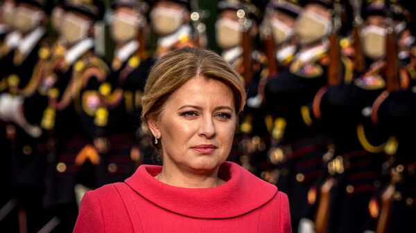 Slovakiya prezidenti Zuzana Çaputova. - Sputnik Azərbaycan