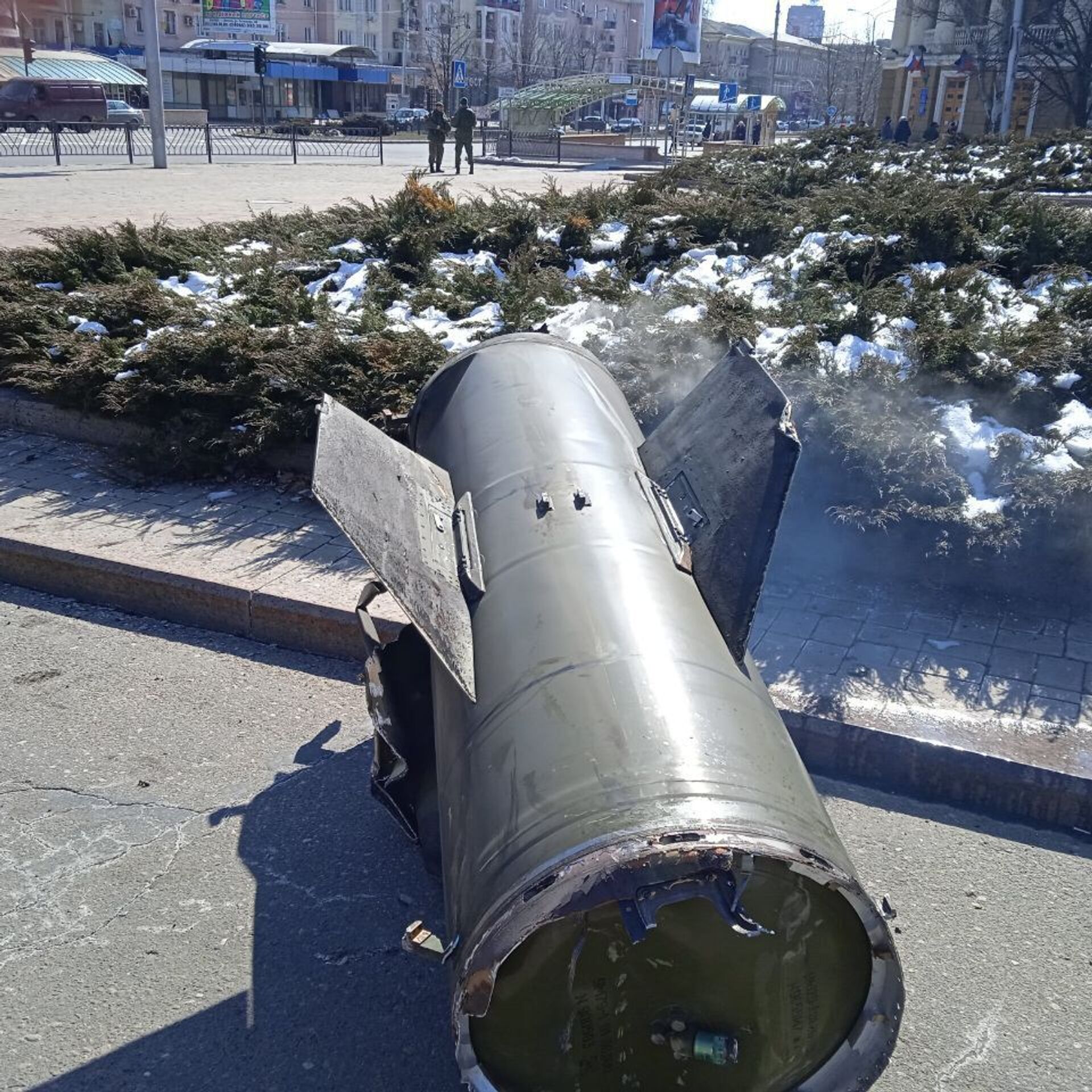 Ракета после взрыва. Ракета точка у. Точка у Донецк 2022. Кассетный боеприпас ракеты точка у.
