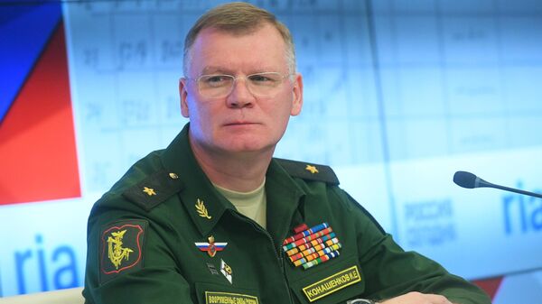 Официальный представитель министерства обороны РФ генерал-майор Игорь Конашенков - Sputnik Azərbaycan