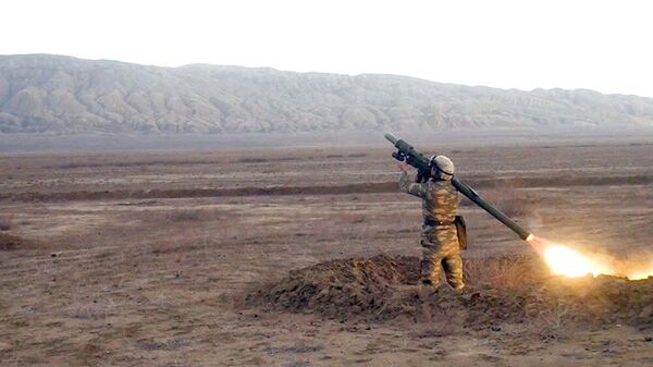 Министерство обороны Азербайджанской республики провело тактические учения подразделений ПВО с боевой стрельбой - Sputnik Азербайджан