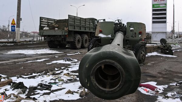 Брошенная Вооруженными силами Украины военная техника в Херсонской области - Sputnik Азербайджан