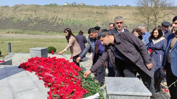 Qubada Soyqırım Memorial Kompleksində  - Sputnik Azərbaycan