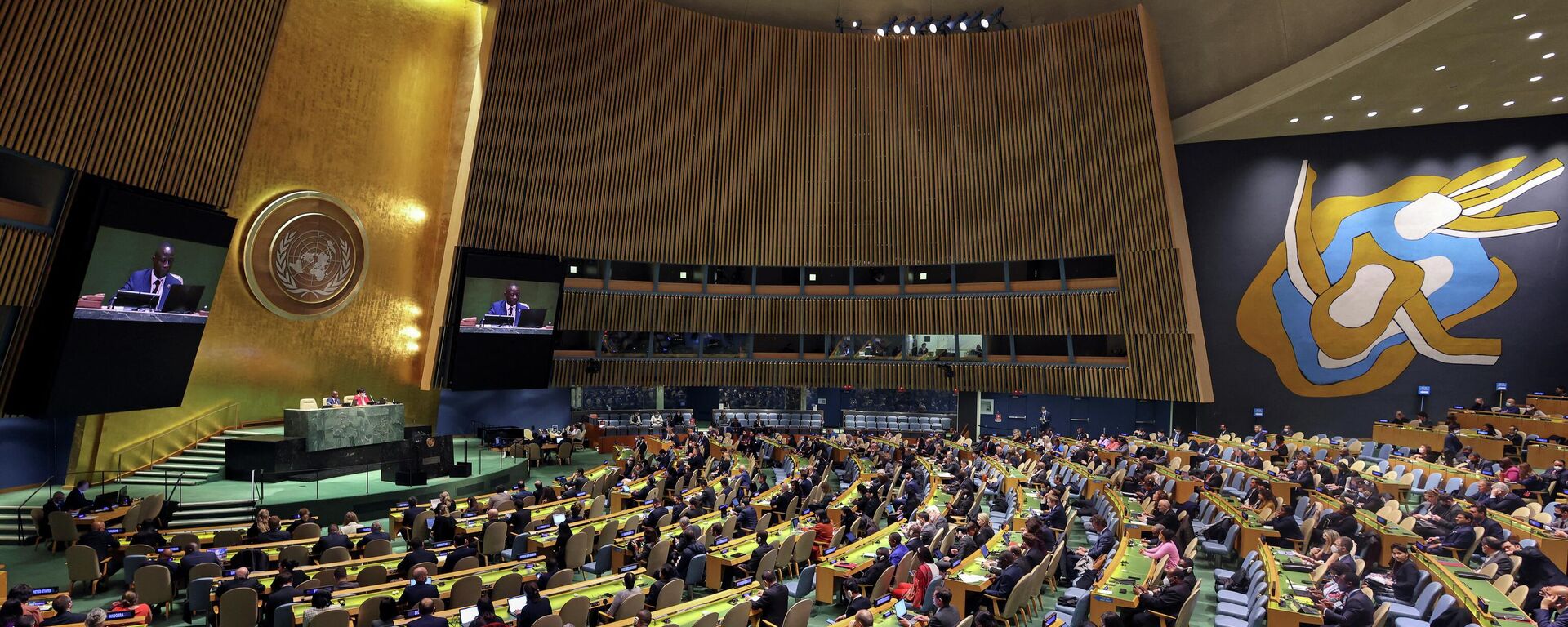 Специальная сессия Генассамблеи ООН в Нью-Йорке (07.04.2022) - Sputnik Азербайджан, 1920, 07.04.2022
