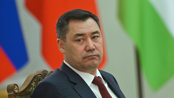 Qırğızıstan Prezidenti Sadır Japarov - Sputnik Azərbaycan