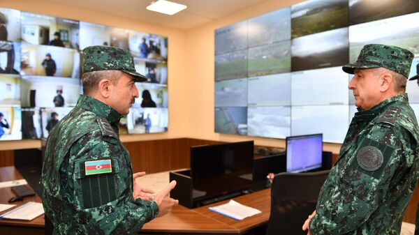 Помощник Президента и начальник ГПС посетили отдельные пограничные дивизии «Губадлы» и «Газах»  - Sputnik Азербайджан