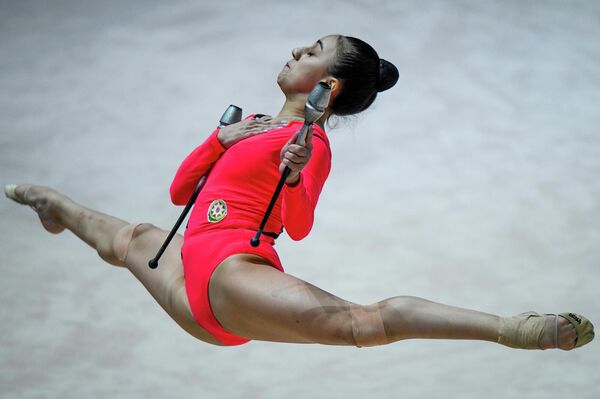 Азербайджанская гимнастка Зохра Агамирова. - Sputnik Азербайджан
