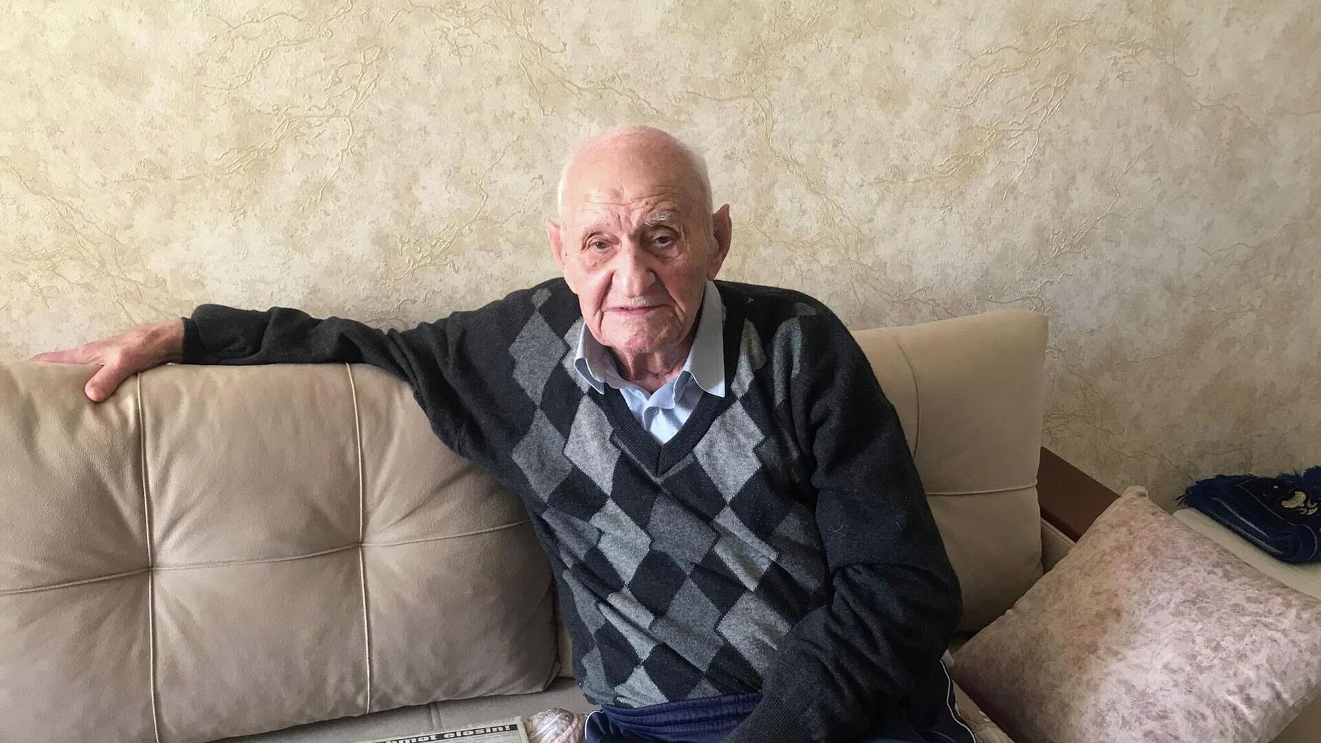 Самый пожилой ветеран Азербайджана Хилал Ибрагимов - Sputnik Азербайджан, 1920, 09.05.2022