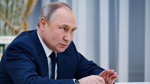 Президент РФ Владимир Путин  - Sputnik Азербайджан