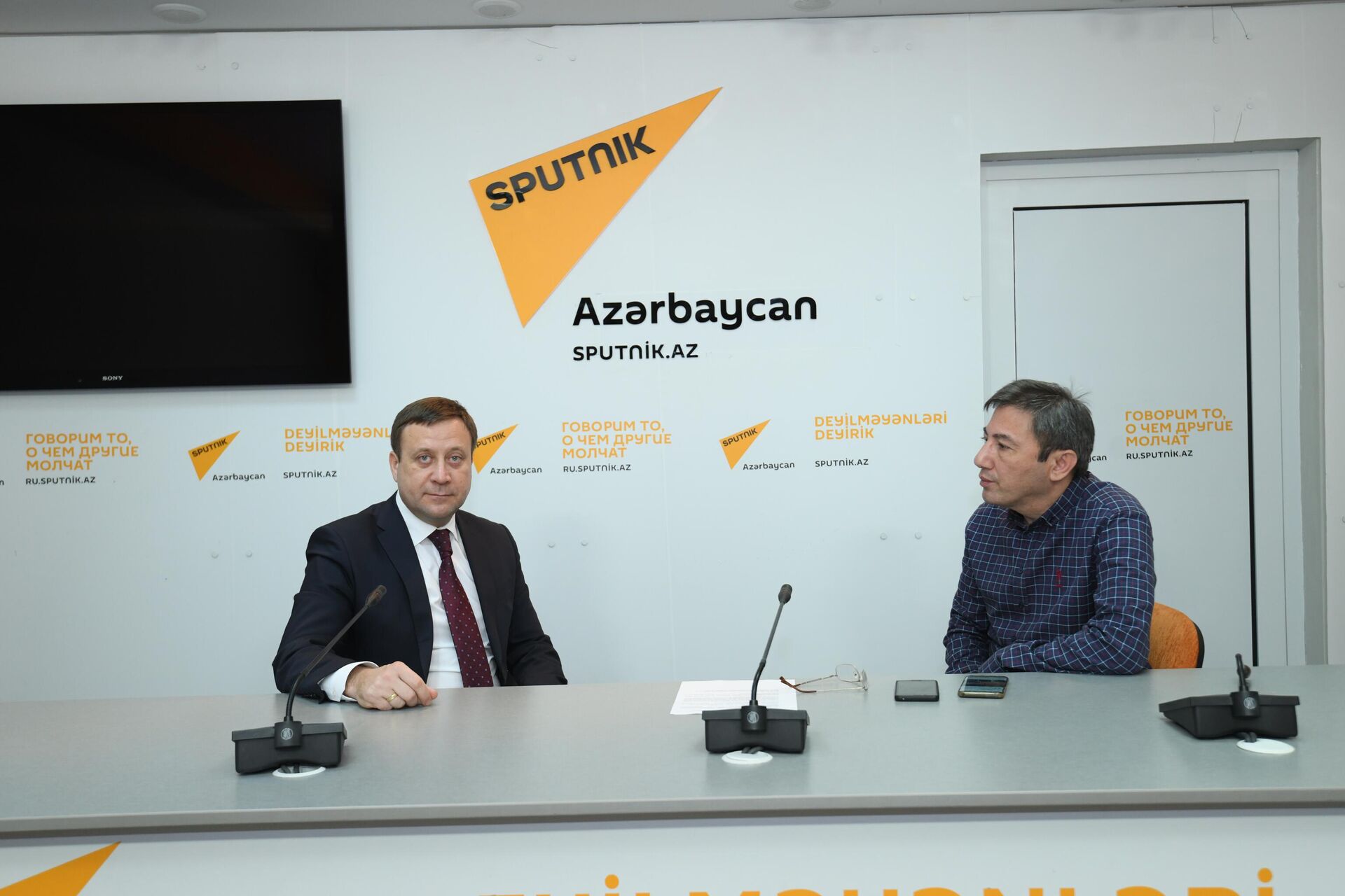 Ннлайн пресс-конференция, организованная Мультимедийным пресс-центром Sputnik Азербайджан - Sputnik Азербайджан, 1920, 27.04.2022