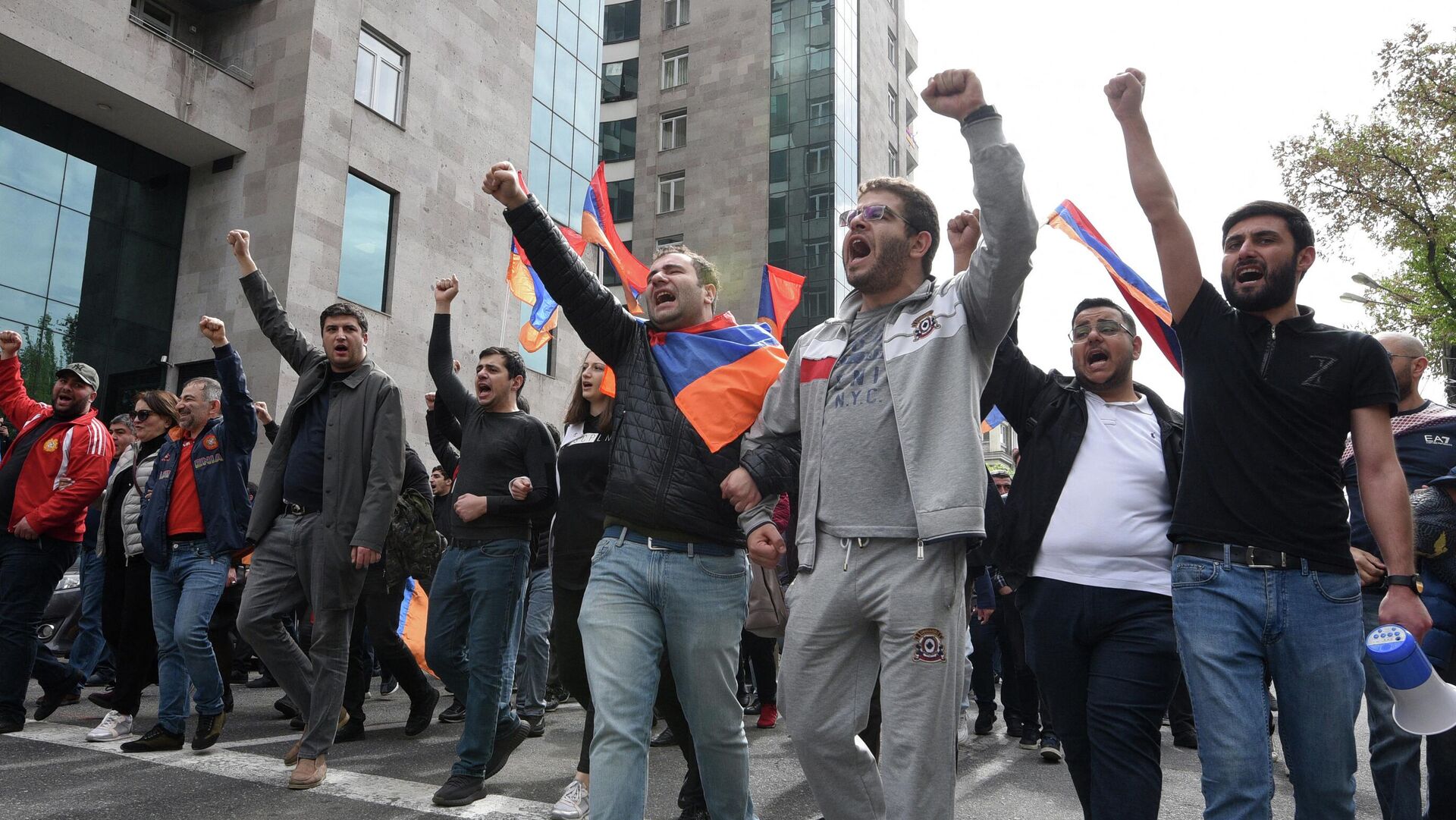 Акция протеста в Ереване - Sputnik Азербайджан, 1920, 06.05.2022