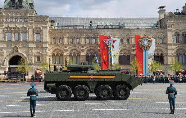 Боевая машина пехоты БМП К-17 &quot;Бумеранг&quot;. - Sputnik Азербайджан
