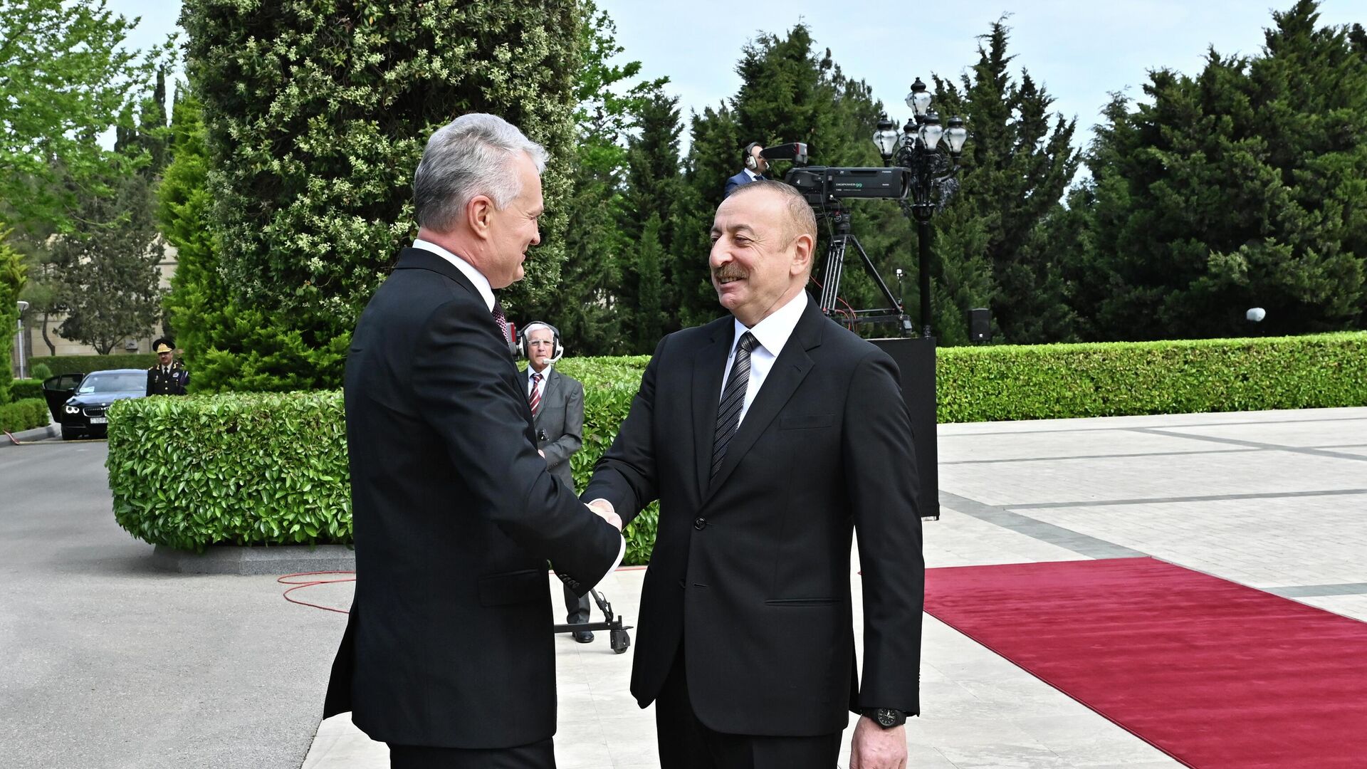 Официальная встреча президента Литовской Республики Гитанаса Науседы - Sputnik Азербайджан, 1920, 18.05.2022