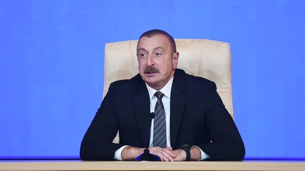Президент Азербайджанской Республики Ильхам Алиев - Sputnik Azərbaycan