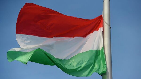 Флаг Венгрии, фото из архива - Sputnik Азербайджан