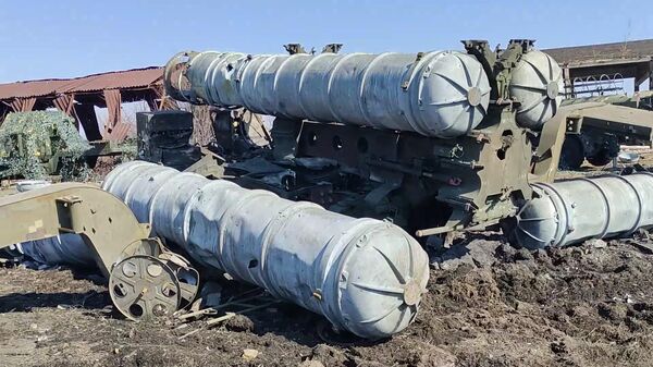 Уничтоженные позиции дивизиона ЗРК С-300 ВСУ - Sputnik Азербайджан