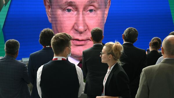 Rusiya prezidenti Vladimir Putin  - Sputnik Azərbaycan