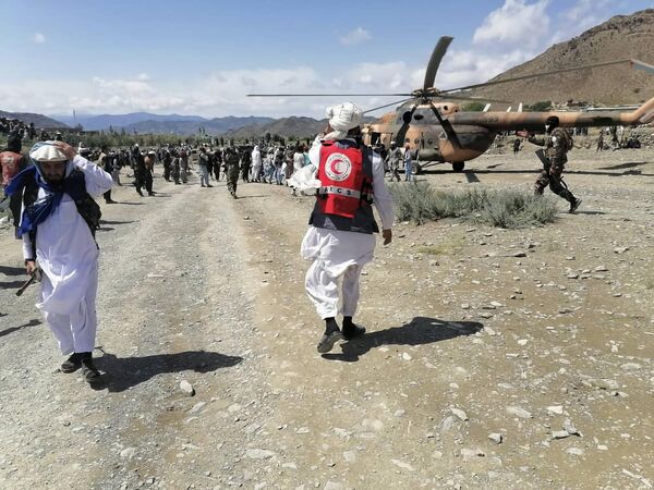 Последствия землетрясения в провинции Пактика в Афганистане - Sputnik Азербайджан
