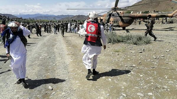 Последствия землетрясения в провинции Пактика в Афганистане. - Sputnik Азербайджан